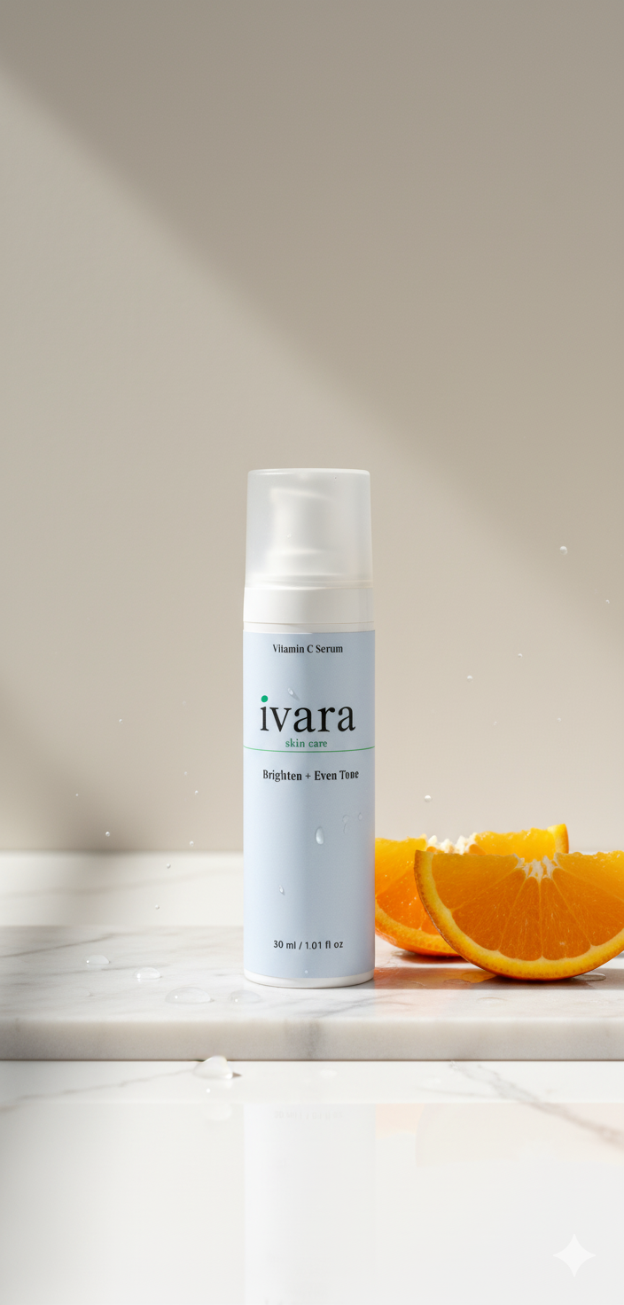 Vitamin C Cream Serum w/ Ferulic Acid, Sea-Buckthorn, & Hyaluronic Acid